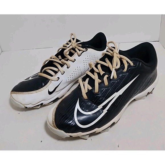 Nike Vapor Ultrafly 4 Keystone Baseball Cleats Size 5.5 Y Black And White‎ - Picture 1 of 12